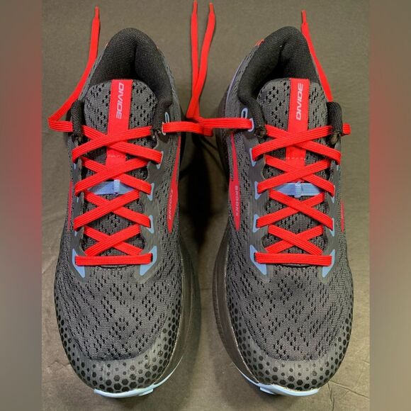 Brooks Womens Divide 3 Gray Red Blue Trail Running Sneakers Shoe Size 8 - Picture 5 of 10
